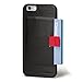 Distil Union Wally Wallet Case for iPhone 6 - Genuine Leather Protective Case (Black/Black)