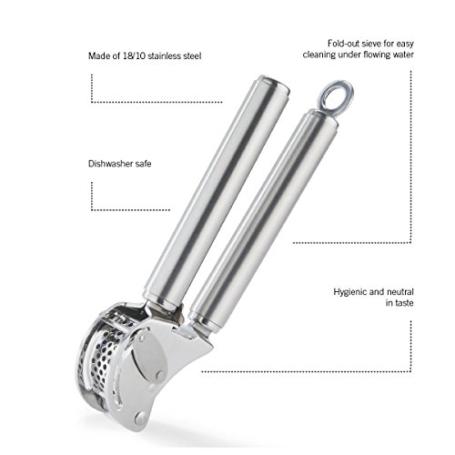 RÃ¶sle Stainless Steel 2-Piece Garlic Press & Can Opener with Pliers