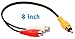 Gold Plated 3.5mm Male Stereo to 2 RCA Female Y Splitter Adapter Plug Converter (2-Pack)