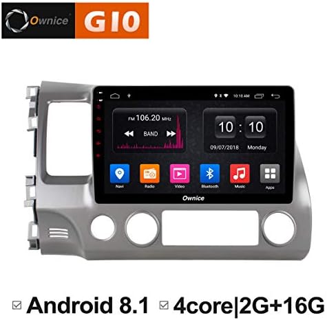 Ownice Quad Core 10.1 inch Android 8.1 Car Radio Player GPS Navigation for Honda Civic 2004-2009 Support Bluetooth wifi radio mirror link 2G RAM
