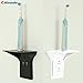 Hirundo Wall Outlet Shelf Power Perch, (White 2 Pcs)