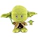 Star Wars Jedi Master Yoda Stylized Plush Character and Collectible Metal Enamel Pin | Plush Doll Measures 7 Inches Tall