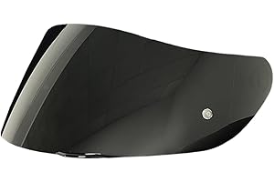 BSTOP K1 Face Shield Uv-Protected for AGV K1, K1S, K3SV, K5, K5S Helmet Shield Visor Windshield (Black-Day use only)