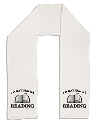 TooLoud I'd Rather Be Reading Adult Fleece 64" Scarf