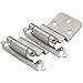 10 Pair Pack - Cosmas 17128-SN Satin Nickel Cabinet Hinge 3/8