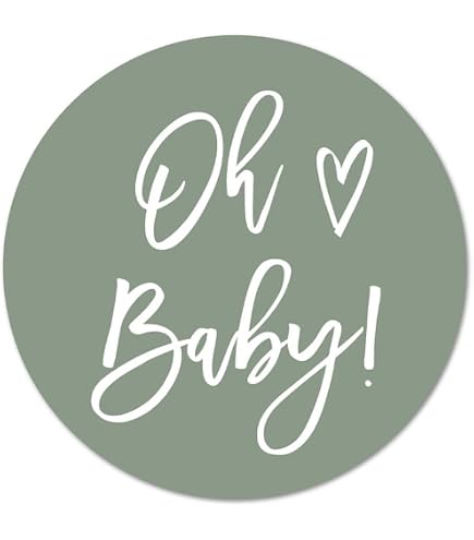 Serencatcher 50 etichette di ringraziamento per baby shower