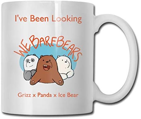 We Bare Bears Ceramic Coffee & Tea Gift Mug Office Cup White