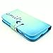 Moto G Case,M-Zebra Premium PU Leather Stand Wallet Type Magnet Design Flip Case Cover for Motorola Moto G, with Screen Protectors+Stylus+Cleaning Cloth (Blue 2)