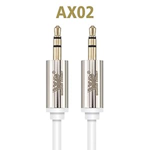 WonderConnect Ax-02 3.5 Aux Audio Cable with Copper Material, 1.5Meter – White