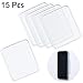 Outus 15 Pack Sticky Gel Pads 3inch Double Sided Adhesive Pads Removable Traceless Anti-Slip Tape for DIY Craft Wall Home Car Cell-Phone Office