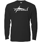 Denali Men's Marlin Logo Tournament Teaser UPF 50+ Long Sleeve T-Shirt, UV Protection, Quick Dry Fisherman's Shirt