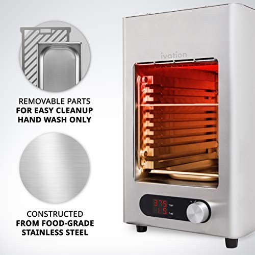 Ivation Electric Infrared Steak Grill Indoor/Outdoor Broiler Oven