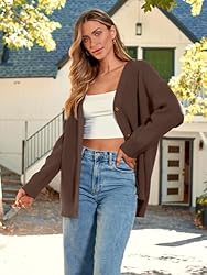 LILLUSORY Women's Cashmere Fall Cardigan 2023 Open