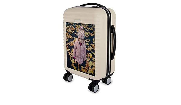 Maleta de Viaje de Mano Personalizada con tu Foto o Texto 55 cm x 35 cm x  20 cm : Amazon.es: Equipaje