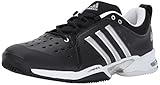 adidas  Barricade Classic Wide 4E Tennis Shoe,black/silver metallic/white,10.5 US