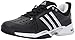 adidas Performance Barricade Classic Wide 4E Tennis Shoe, Core Black/Metallic Silver/White, 10.5 M US