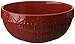 Signature Housewares Sorrento Collection 60-Ounce Small Mixing Bowl, Ruby Antiqued Finish