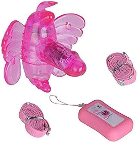Female's Sucking Simulator with Harness Strap and Remote Control,38 Modes,Pink