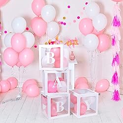 Voircoloria Baby Boxes with 42pcs Letters for Baby