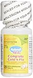 Hyland's 4 Kids Complete Cold 'n Flu, 125 Quick-Dissolving Tablets (Pack of 4)