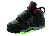 Nike Jordan Toddlers Jordan Son Of BT Black/Gym Red/Cl Grey/Grn Pls Basketball Shoe 5 Infants US