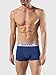 Diesel Men's 3-Pack Shawn Stretch Boxer Trunk, Red/Turquoise/Navy, Small
