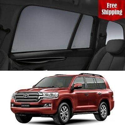 Magnetic Car Window Shades for Toyota Landcruiser J200 2016-2018 Car Rear Sun Blind Shade Baby Kid Protection