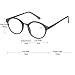Kerecsen 3 Pack Vintage Metal Round Reading Glasses Classic Wood-Look Readers