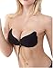 WEICHENS Butterfly Sticky Bra For Women Backless Strapless Dress Self Adhesive Push Up Silicone With Drawstring