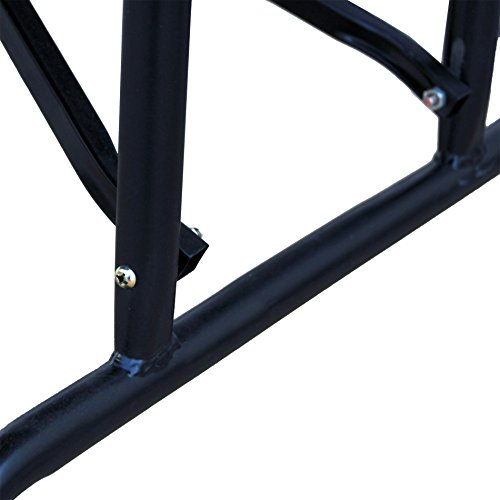 IDS Poker 73 inch 8 Players Texas Holdem Poker Table with Padded Rails and Cup Holders Blue Felt Foldable Legs - Thumbnail 6