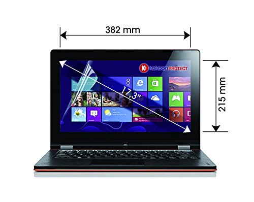 BlueCat Screen Protector with 100% Blue Light Protection Filter Eye protector for LED Screens 17.3 Inches 16/9e Laptop (215 mm x 382 mm) or Lower