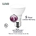 LUNO R20 Dimmable LED Bulb, 6.5W (45W Equivalent), 480 Lumens, 5000K (Daylight), Medium Base (E26), UL Certified (6-Pack)