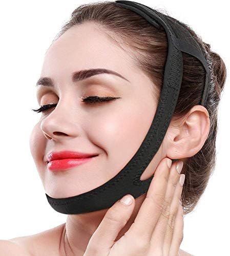 Wanbor Wrinkle Facial Slimming Thin face mask,Lifting Face Belt Reduce Double Chin Wrinkle resistance Shape V-Line Weight Loss for Facial Bandage