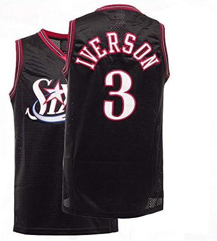 Mens Iverson Jersey Philadelphia 3 Adult Allen Basketball