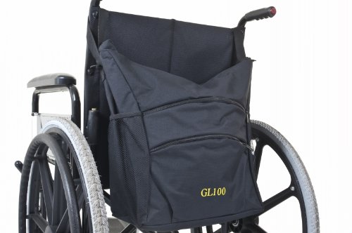 Ability Superstore Wheelchair Carry Bag 16.25-inch Length x 14-inch Width x 7-inch Height Black