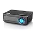 Projector, WiMiUS P18 Upgraded 4200 Lumens LED Projector Support 1080P 200″ Display 50,000H LED Compatible with Amazon Fire TV Stick Laptop iPhone Android Phone Xbox Via HDMI USB VGA AV Blackthumb 1