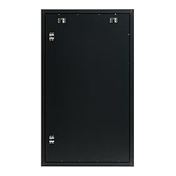 Frame Amo 16x28 Black Solid Wood Picture Frame with