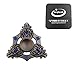 heytech Metal Fidget Spinner Hand Spinners Fidget Toy EDC Hand Spinner Ultra Durable Zinc Alloy Made Triple Wings (Black)