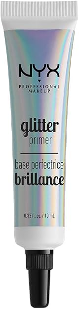 NYX Glitter Primer Lightweight Fixing Gel Clear 10 mL New view 2