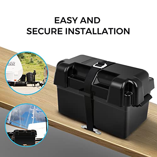 Renogy Standard Box for Group Straps, Adjustable Divider and Mounting