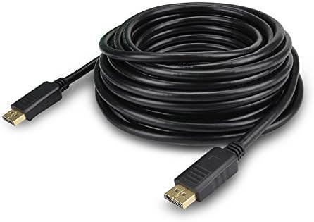 DP cable, CoocoTech Displayport to Displayport Cable -Black 33ft/10m