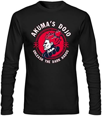 Neversayso Akuma's Dojo Long Sleeve T Shirt For Men S Black
