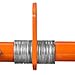 OrangeA 3 Ton Heavy Duty Manual Capacity Plain 6000LBS Push Track Roller Trolley Crane Lift Dual Wheels Garage Hoist for Straight Curved I Beam (Manual Trolley 3 Ton)