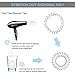 Spiral Hair Ties, Coil Hair Ties, Hair Ties No Crease, Hair Ties, Phone Cord Hair Ties - 12 Pack, Transparent