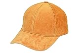 Emstate Genuine Suede Leather Baseball Caps Various Colors Made in USA