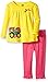 John Deere Girls' Heart Tractor Set, Yellow/Magenta, 18/24 Months