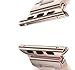 HSEE Stainless Steel Adapter for Apple Watch Band 38mm Connector, Apple Watch Buckle, Apple Watch Clasp（Rose Gold）
