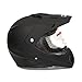 MMG 27V Motocross Full Face Helmet, Dual Sport Off Road Motorcycle Dirt Bike ATV, Includes Flip Up Visor, Medium, Matte Black