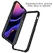 iPhone 11 Pro 2 in 1 Case,Lozeguyc iPhone 11 Pro 5.8 Inch Clear PC Back Rugged TPU Frame Hybrid Shockproof Case Supports Wireless Charging-Blackthumb 4