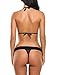 Avidlove Women Sexy Lingerie Lace Halter One Piece Teddy Babydoll Bodysuit Black M